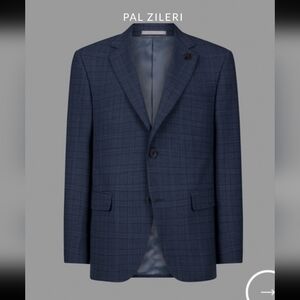 PAL ZILERI MEN'S WOOL BLAZER SPORTS COAT JACKET LIKE NEW SIZE 56 super 130